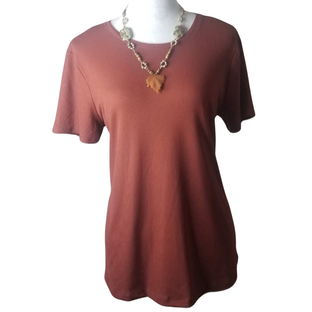 🦋Nine West Soft Spun Ribbed Knit Top